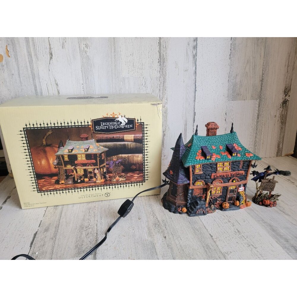Dept‎ 56 806458 sleepy Witches Hat Tavern sleepy hollow Halloween Village